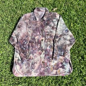 Tie-Dye Corduroy T-shirt Jacket